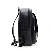 Sac à dos pour ordinateur portable unisexe de grande capacité en cuir PU avec logo personnalisé, nouveau style coréen, mode, imperméable, pour étudiants et collégiens