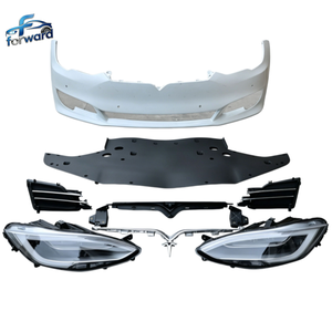 Nouveau kit de conversion de pare-chocs avant pour Tesla Model S 2014-2015 2ème génération style lifting, montage par visser - Product Image 1