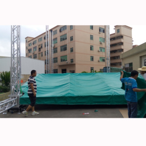 โครงถักเวทีเคลื่อนที่อะลูมิเนียมพร้อมเสาลำโพงสำหรับคอนเสิร์ตกลางแจ้ง - Product Image 1