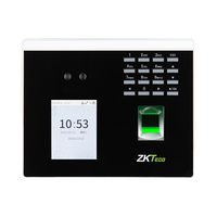 ZKT XFACE100 Máquina de Control de Asistencia con Reconocimiento Facial Dinámico y Huella Dactilar, Registro de Trabajo de Empleados, Control de Acceso Biométrico, Pantalla HD de 2.8 Pulgadas