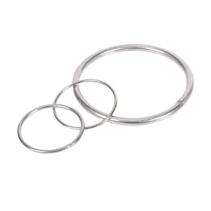 Factory Custom Size Metal 304 Ring Welding Round Ring Stainless Steel O Rings