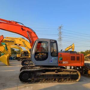 Excavatrice Hitachi EX200-5E d'occasion, fabriquée au Japon, mini-excavatrice d'occasion de haute qualité en stock à vendre - Product Image 2