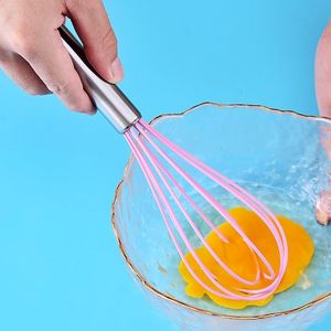 Ensemble d'ustensiles de cuisson en silicone rose, 5 pièces, spatule, fouet, pinceau, outils de cuisine antiadhésifs - Product Image 2