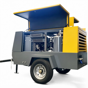 <span class=keywords><strong>Compresseur</strong></span> d'air à vis mobile diesel portable 185 CFM 375CFM 400CFM 600 CFM 1000 CFM avec préchauffage - Product Image 3