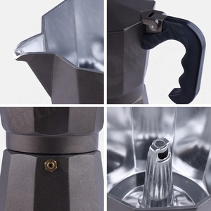 Kastovetop — machine <span class=keywords><strong>à</strong></span> <span class=keywords><strong>café</strong></span> expresso en aluminium, marmite <span class=keywords><strong>à</strong></span> <span class=keywords><strong>café</strong></span> expresso <span class=keywords><strong>italienne</strong></span> avec ensemble de meuleuse <span class=keywords><strong>manuel</strong></span> - Product Image 3