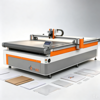 Máquina de Corte CNC con Cuchilla Oscilante y Router CCD para Papel Adhesivo, Cartón Corrugado y Cartelería Publicitaria
