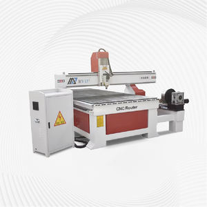 เครื่องกัด CNC ไม้4แกนพร้อม1325โรตารี่เครื่องตัด CNC แบบ3แกนเครื่องตัดไม้เฟอร์นิเจอร์ - Product Image 4