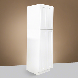 Kitchen Cabinet Manufacturers Wholesale Kitchen Cabinets Ready to Assemble Affordable White Pantry Tall Cabinet With Doors - Product Image 1