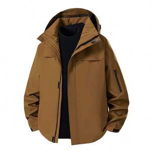 Chaqueta de Montañismo Tres en Uno para Hombre y Mujer, Casual, de Invierno, para Exteriores, Chaqueta Gruesa con Forro Interior Extraíble - Product Image 2