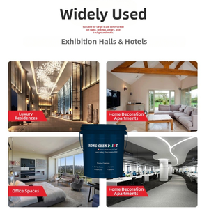 Peinture intérieure en velours acrylique Faible teneur en COV Lavable Résistant au frottement Revêtement doux au toucher pour les murs décoratifs Application au pinceau - Product Image 3