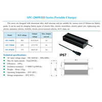 Chargeurs de batteries lithium LiFePO4 Li-ion 72V 84V pour vélos électriques, trottinettes, voiturettes de golf 3A 4A 5A 6A 8A 10A 12A 15A 20A