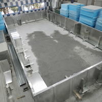 Piscine modulaire en acier inoxydable durable avec panneaux muraux préfabriqués pour projets de centres sportifs commerciaux