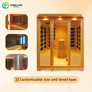 Sauna Infrarroja para Exteriores con Vestuario, para 1-3 Personas - Product Image 3