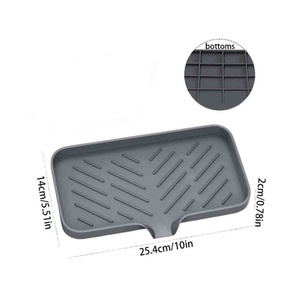 25*13*2cm Dish Soap Dispenser Caddy Organizer for Silicone Soap Holder Self Draining Washer Dish Shower Soap Case - Product Image 2