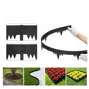 Bordures de jardin en métal flexibles personnalisées avec piquets et jardinières pour aménagement paysager, parterres de fleurs, allées de jardin et allées d'arbres - Product Image 4