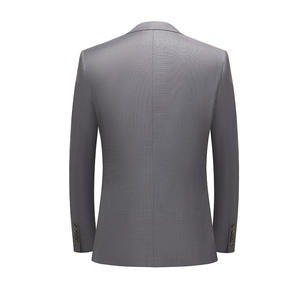 Set completo Casual da uomo a tre pezzi di alta qualità nuova collezione di colore <span class=keywords><strong>grigio</strong></span> <span class=keywords><strong>scuro</strong></span> con chiusura a bottone taglie forti - Product Image 6