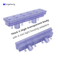Baignoire SPA extérieure Hongsheng 2025, nouvelle conception française à faible consommation d'énergie, cascade, couvercle en plastique noir 280 mm, éclairage LED