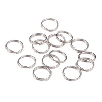 Anneaux fendus en fer plaqué argent 1*13mm pour la fabrication de bijoux DIY (colliers, bracelets) – Marque HONGXINXING, emballés en boîte