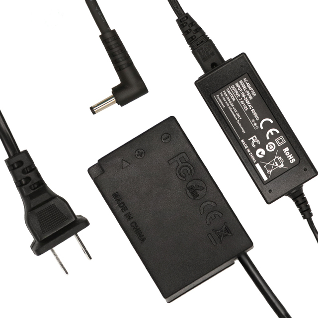 ACK-E18 AC Power Adapter LP-E17 Dummy Battery DR-E18 DC Coupler Kit for Canon EOS Rebel T6i T6s T7i T8i RP R10 SL2 SL3 R10 77D