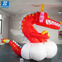 Mascotte de dragon gonflable personnalisé Ballon publicitaire gonflable pour mascotte