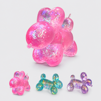 Chien ballon scintillant, jouet sensoriel moelleux rempli de maltose, à remontée lente, anti-stress, ASMR, sensation de satisfaction étrange, en stock, vente en gros