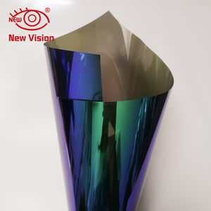 Màu sắc thay đổi Tắc Kè Hoa phim 20% 60% 70% 80% vlt xanh tím xanh đỏ hoàng hôn màu sắc năng lượng mặt trời Tint Tắc Kè Hoa cửa sổ phim 60in * 100ft - Product Image 4