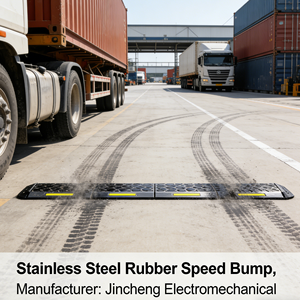 สิ่งกีดขวางความเร็วแบบยืดหดได้ นวัตกรรมใหม่ ดีไซน์รูปทรงสี่เหลี่ยมคางหมูที่ยืดหยุ่น สำหรับการจัดการการจราจร - Product Image 5