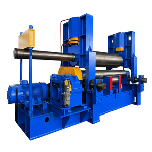 เครื่องรีดโลหะแผ่นไฮดรอลิกแบบสี่ลูกกลิ้ง CNC รุ่น W12 พร้อมฟังก์ชั่นดัดล่วงหน้า สำหรับการผลิตถังและภาชนะรับแรงดัน - Product Image 5