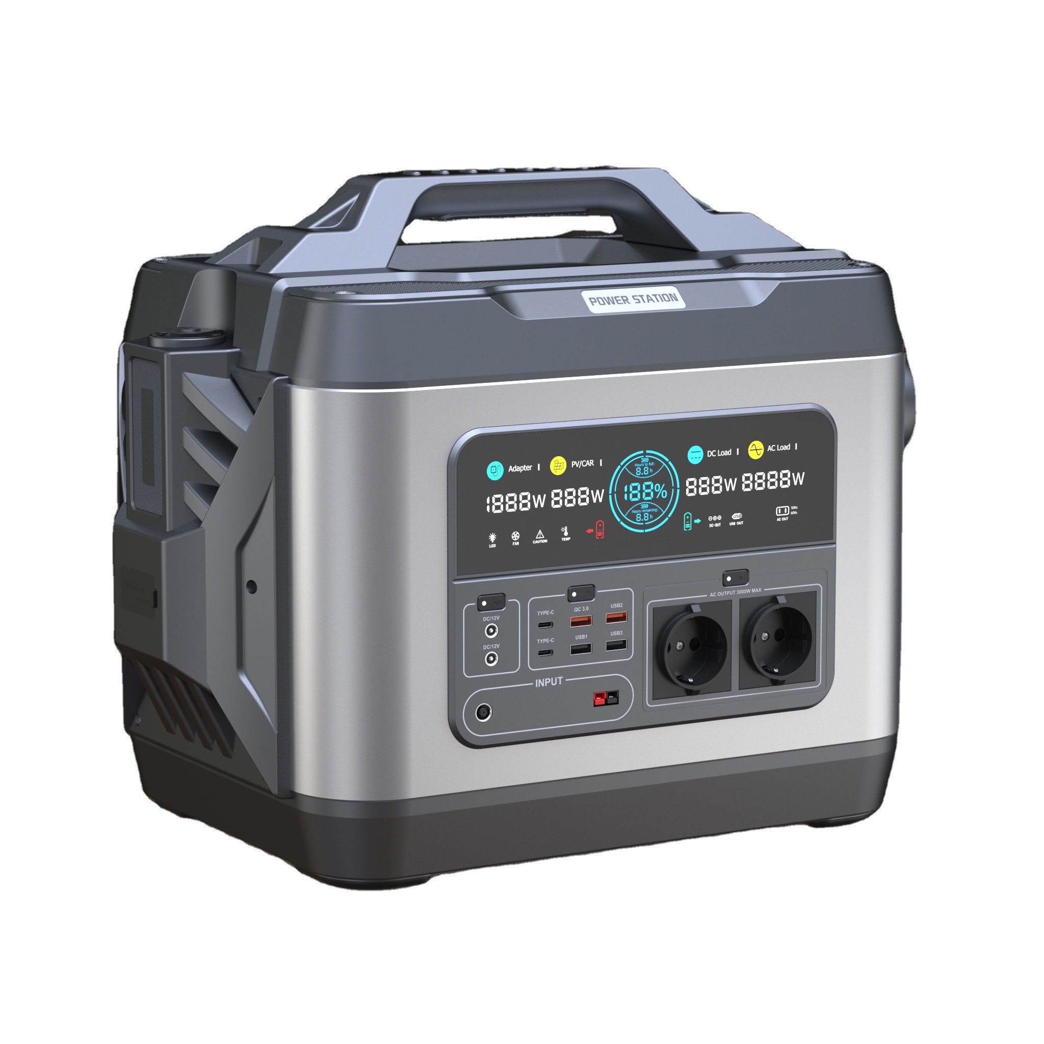 UPP M1200 1200 Вт 50ah генератор NCM портативная электростанция PD функция портативная зарядная станция для бытовой техники