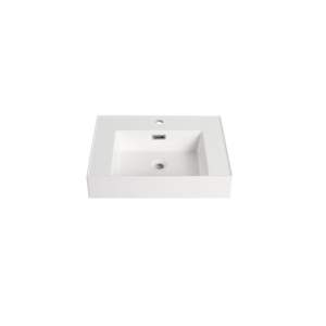 Solo lavabo de tocador de baño de resina DB - Product Image 2
