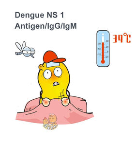 뎅기열 항체 신속 검사 카세트 |   원스텝 측면 흐름 장치 |   OEM 제조업체 - Product Image 2