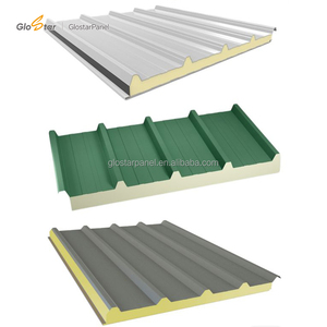 Panneau sandwich isolant moderne <span class=keywords><strong>de</strong></span> qualité supérieure, écologique, 50 mm 75 mm, pour murs et toitures, résistant au feu et à épaisseur personnalisée - Product Image 3