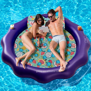 Bräunung schwimmende Matte Erwachsenen größe Schwimmbad PVC Wasser matratze Bett Aufblasbare Pool schwimmt mit Kissen Kühl löcher Liege - Product Image 1
