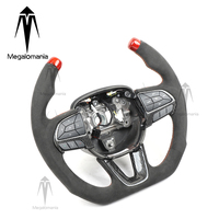 Volant de voiture sport personnalisé Memalonania en cuir suédé et fibre de carbone modifiée universelle pour Dodge Dart