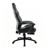 Fauteuil de massage pivotant confortable en cuir ergonomique, réglable en hauteur, avec design traditionnel pour les joueurs