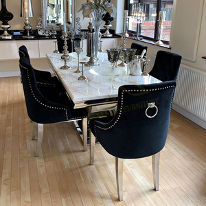 <span class=keywords><strong>Tavolo</strong></span> da Pranzo Elegante Kenedy in Acciaio Inox 201, Design Nordico Moderno, Rettangolare <span class=keywords><strong>200x100</strong></span> - Product Image 5
