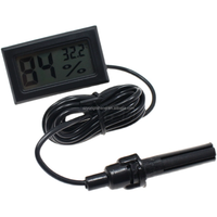 Detektor suhu Sensor Meter, LED Digital termometer penguji FY-10 FY-11 FY-12