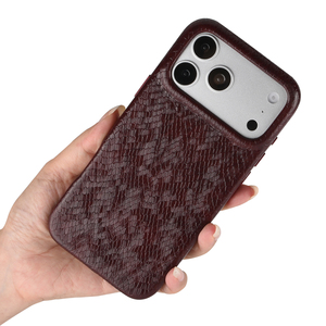 เคสโทรศัพท์หนังลายจระเข้สำหรับ iPhone 14-17 Pro Max, เคสกันกระแทกแบบด้านหรูหรา 4 สี - Product Image 5
