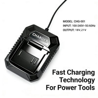 Chargeur rapide 21V, universel pour batteries 48V 88F, adapté au chargement des batteries de marteaux rotatifs/forets électriques