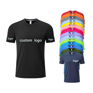 T-shirt Casual da <span class=keywords><strong>Uomo</strong></span> in Maglia a Tinta Unita Personalizzabile, Stampa Digitale, Tessuto Spandex/Poliestere 180g, Manica Corta - Product Image 2