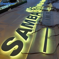 Lettres lumineuses LED, enseignes en acrylique personnalisées, logo 3D, enseignes lumineuses LED pour enseignes commerciales