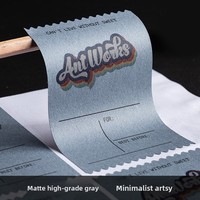 Étiquettes autocollantes en papier couché avec impression numérique florale personnalisée, film laminé