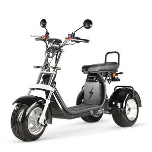 Tricycle électrique CP-7 4000W avec moteur 60V, double batterie 20Ah, carrosserie ouverte, double siège, vitesse 45km/h - Product Image 4