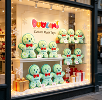 Boneka Gingerbread Man Lucu Buatan Khusus untuk Hadiah Natal dan Pajangan Pesta Boneka Gingerbread Man