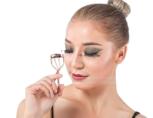 Rizador de Pestañas Dorado con Almohadilla de Silicona, Herramienta de Belleza Profesional para Rizar Pestañas de Larga Duración - Product Image 2