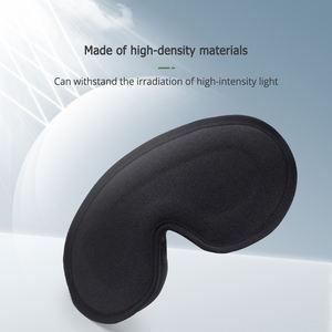 หน้ากากปิดตา3D นุ่มสีดำปิดตาพร้อมแถบปรับได้ - Product Image 5