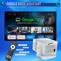 Proyector PICO Portátil Inteligente Topleo HY350 Max Led Full HD 4k, Pantalla de Video 1080p, Mini Proyector de Video LCD Inteligente para el Hogar con Android