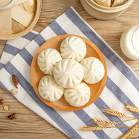 Guangzhou Restaurant Dim Sum Frozen Walnut Bao fait à la main BBQ porc rôti de porc chinois cuit à la vapeur chignon dans un sac pour enfants