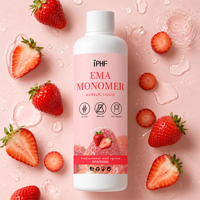 Monomère acrylique liquide EMA parfumé à la fraise, transparent comme du cristal, pour sculpture d'ongles, faible odeur, livraison rapide usine, OEM ODM