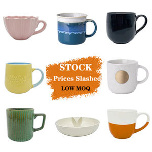 Tasses en céramique personnalisées polychromes tasse en céramique crème gaufrée tasse en forme de ventre petit déjeuner <span class=keywords><strong>anglais</strong></span> coloré tasse créative de grande capacité - Product Image 5